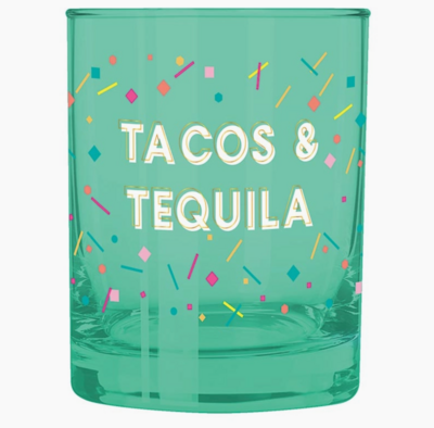 Tacos & Tequila Glass