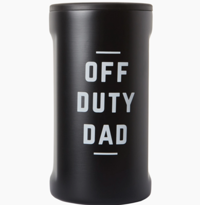Off Duty Dad Stainless Can Cooler