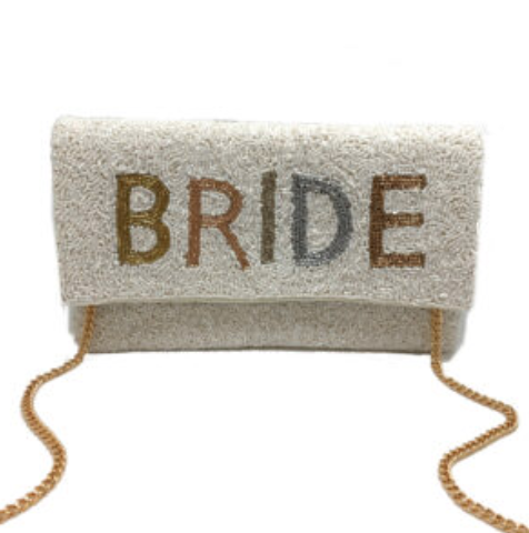 Bride Beaded Clutch