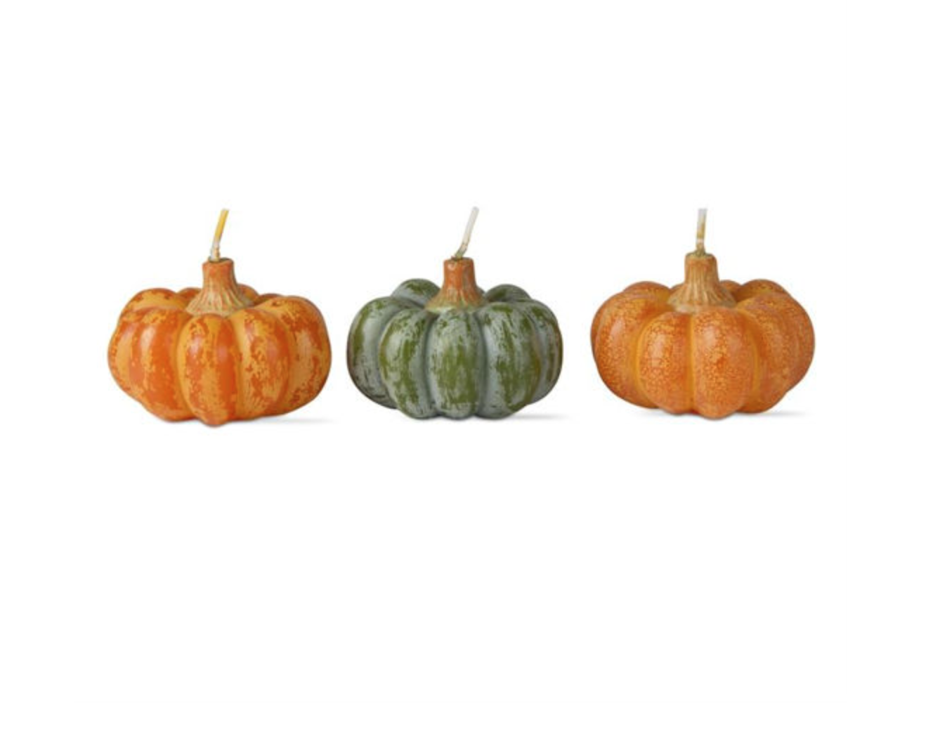 Heirloom Pumpkin Mini Candles 3 Set