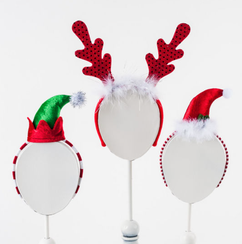 Elf/Santa/Reindeer Holiday Headband