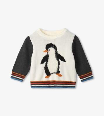 Hatley Happy Penguin Baby Sweater