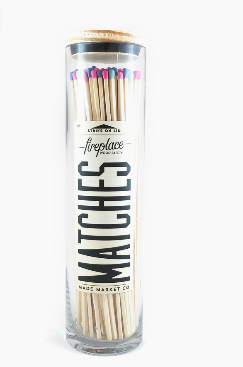 Colorful Fireplace Matches