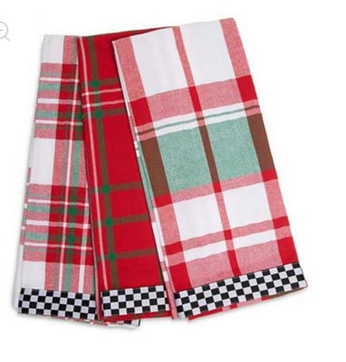 Mackenzie Holiday Spruce Dish Towels - Set of 3