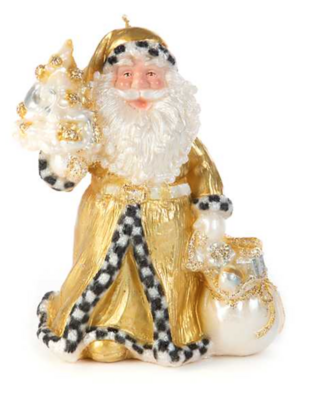 Mackenzie Night Before Christmas Santa Candle