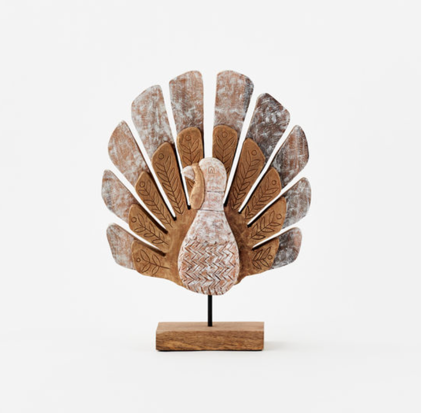 Wood Turkey Stand
