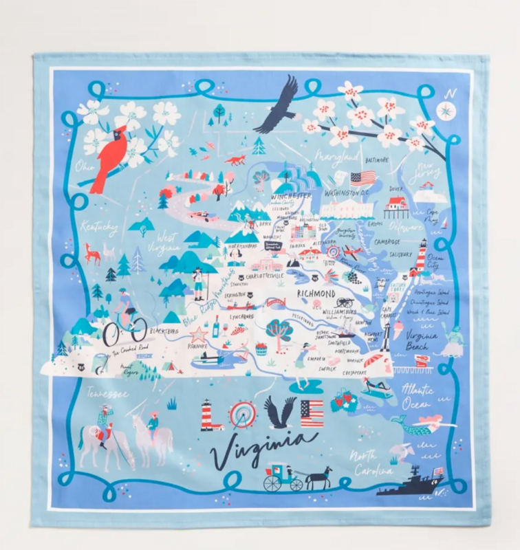 Spartina LOVE Virginia Dish Towel