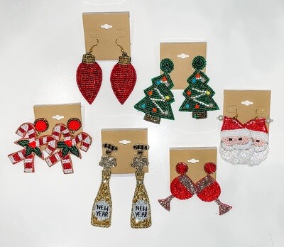 Beaded Dangle Earrings