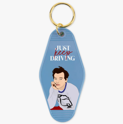Harry Styles Driving Keychain