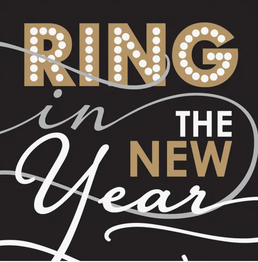 Cocktail Napkin - Ring in the New Year
