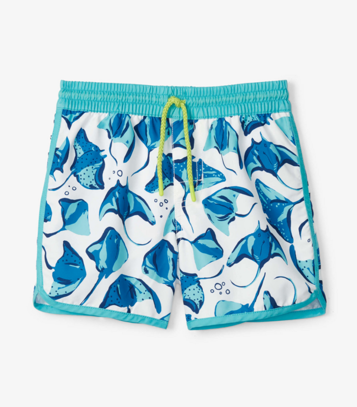 Painted Sting Rays Swim Shorts