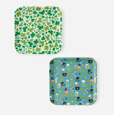 Melamine St Patricks Square Platter