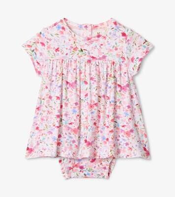 Hatley Watercolor Flowers Baby Dress