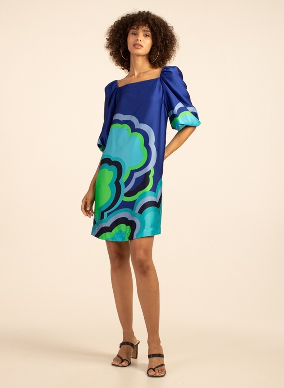 TrinaSymphony Dress Pacific Blue