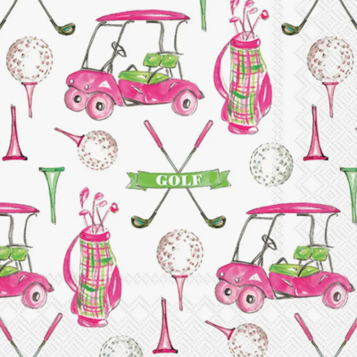 Cocktail Napkin - Girly Golf