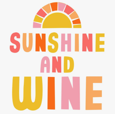 Cocktail Napkins - Sunshine and Wine