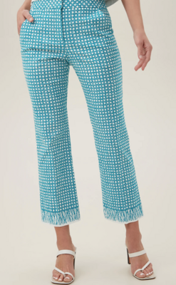 Trina Lulu Pant Blue Bayou/White