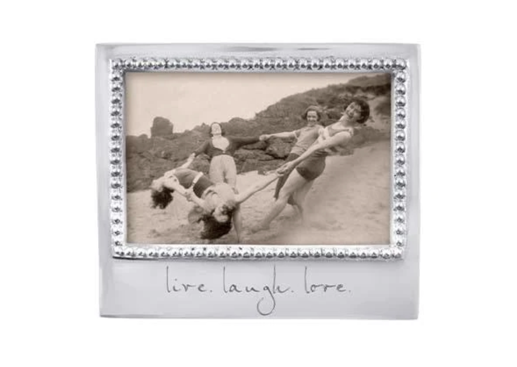 Mariposa Live Laugh Love Beaded Frame