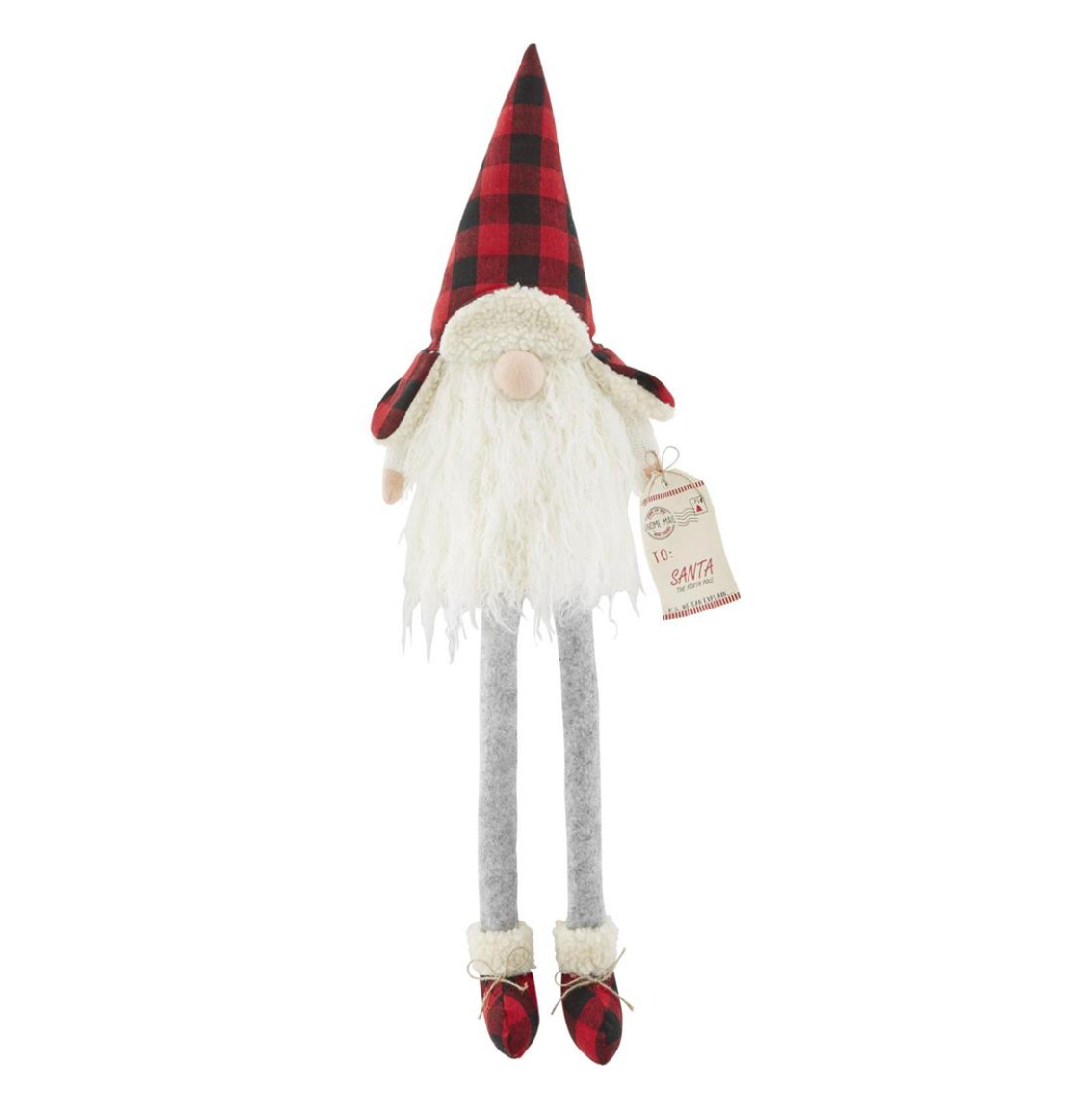 Santa Dangle Leg Gnome