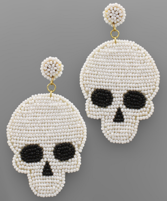 Halloween/Thanksgiving Beaded Dangle Earrings