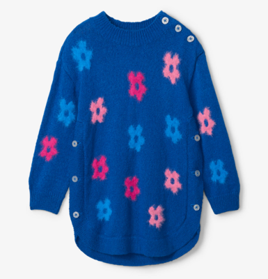 Hatley Bold Flowers Chunky Sweater Tunic