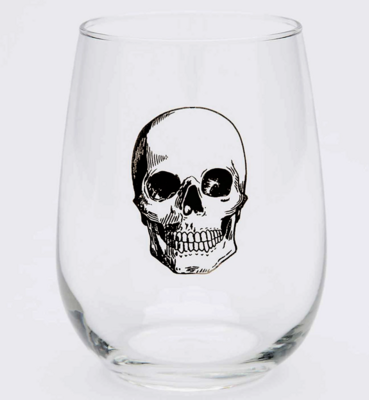 Skull Stemless Wine