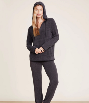 Barefoot CCUL Contrast Tipped Hoodie Carbon/Black