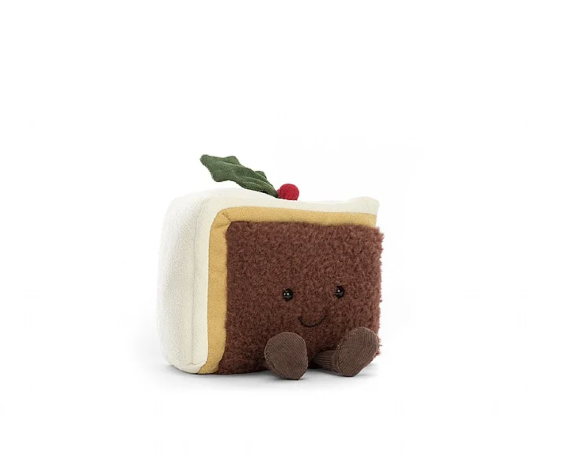 Jelly Cat Amuseable Slice of Christmas Cake