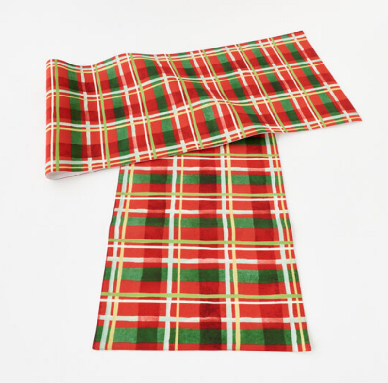 180 Plaid Table Runner