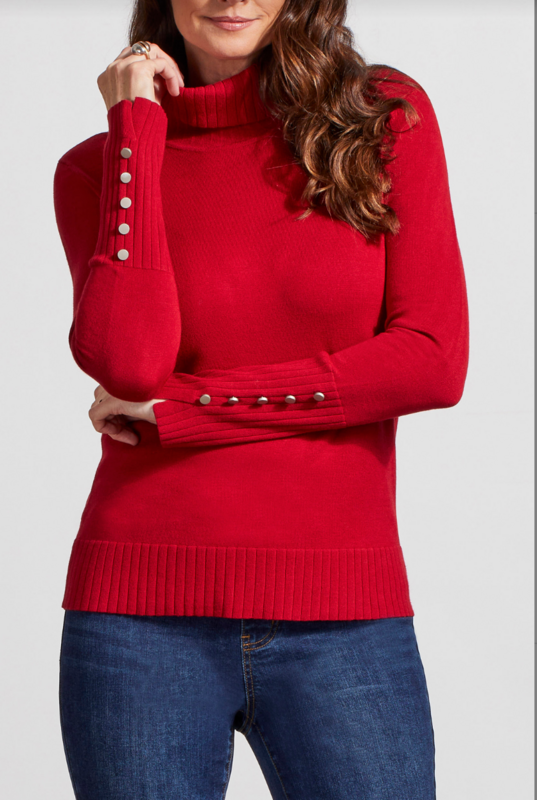 Tribal Turtleneck Earth Red