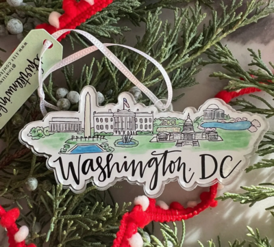 Washington DC Acrylic Ornament