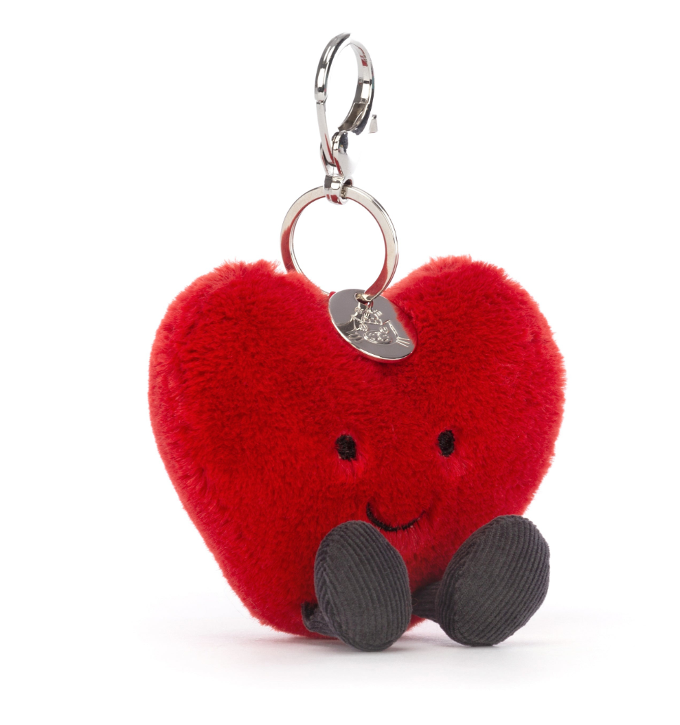 Amuseable Heart Bag Charm