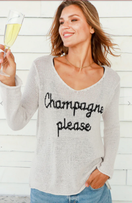 Wooden Ships Champagne Please Sweater