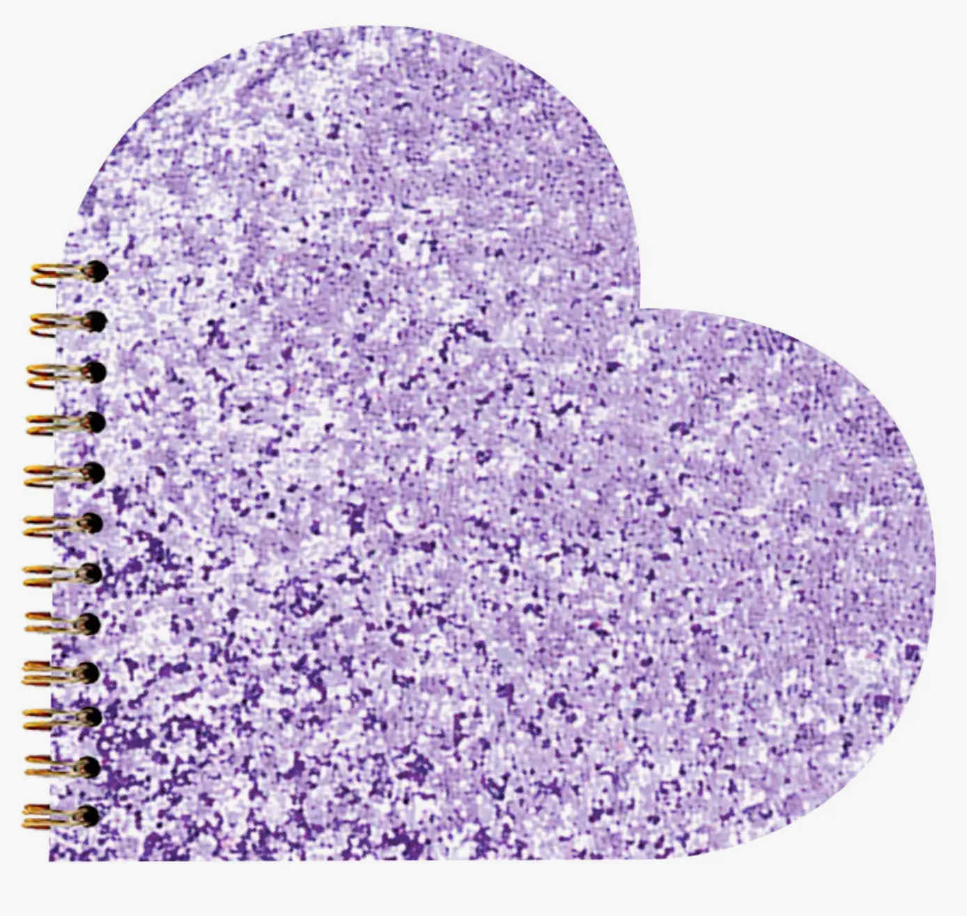 Valentine's Notebook Glitter Heart