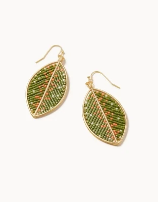 Spartina Bitty Bead Earrings Leaves