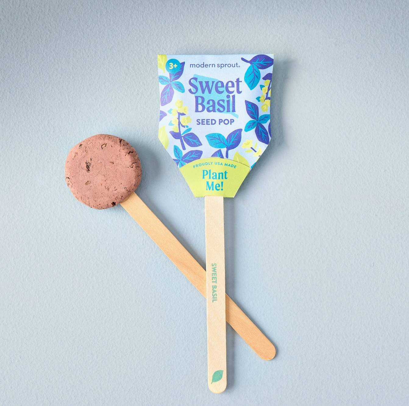 Garden Seed Pops, flower: Sweet Basil