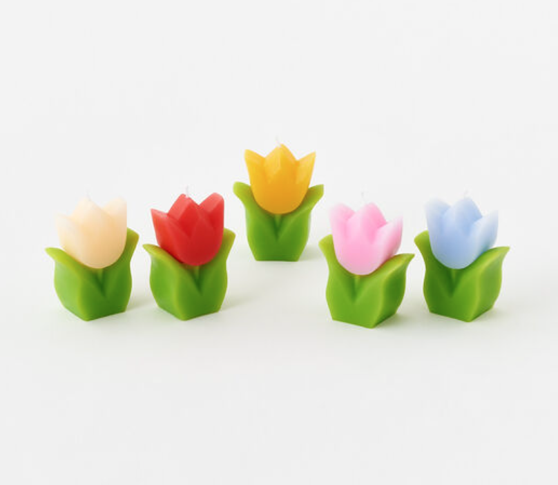 Tulip Candle,  4"
