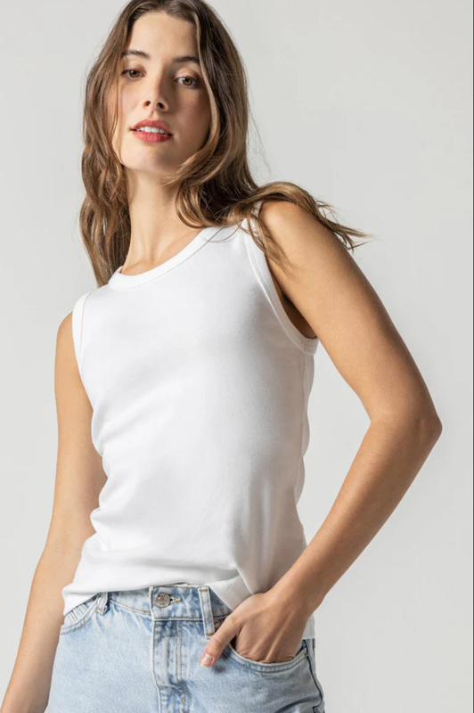 Lilla Jewel Tank White