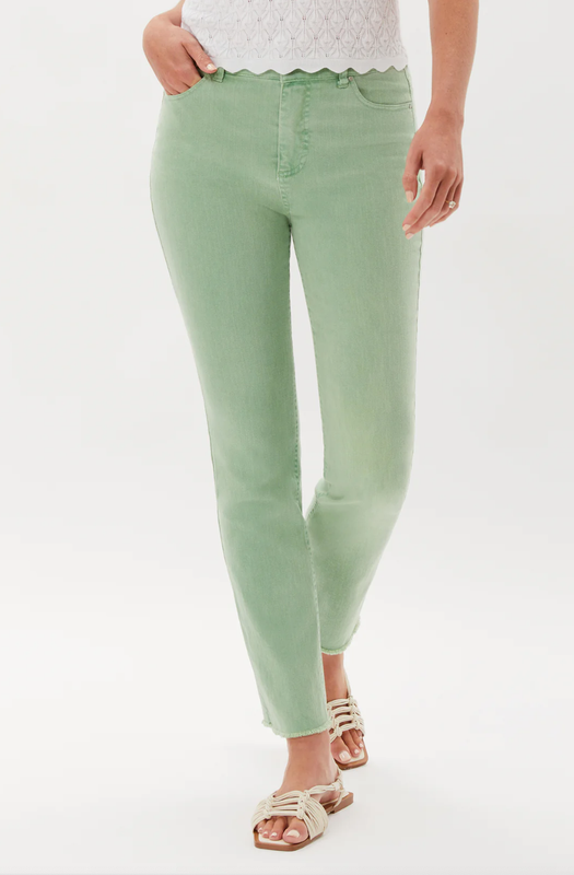 Ecru La Cienega Cropped Jean Sea Class