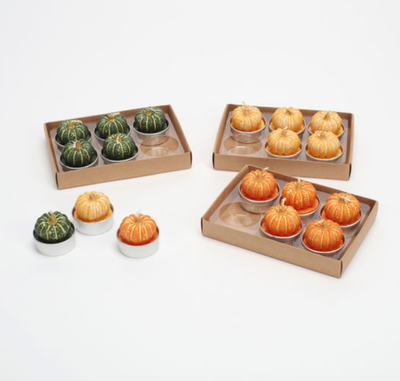 Pumpkin T-Light, Boxed