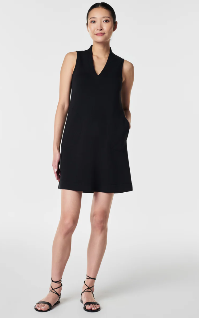 Spanx Airessentials Slvlss Mini Dress Black