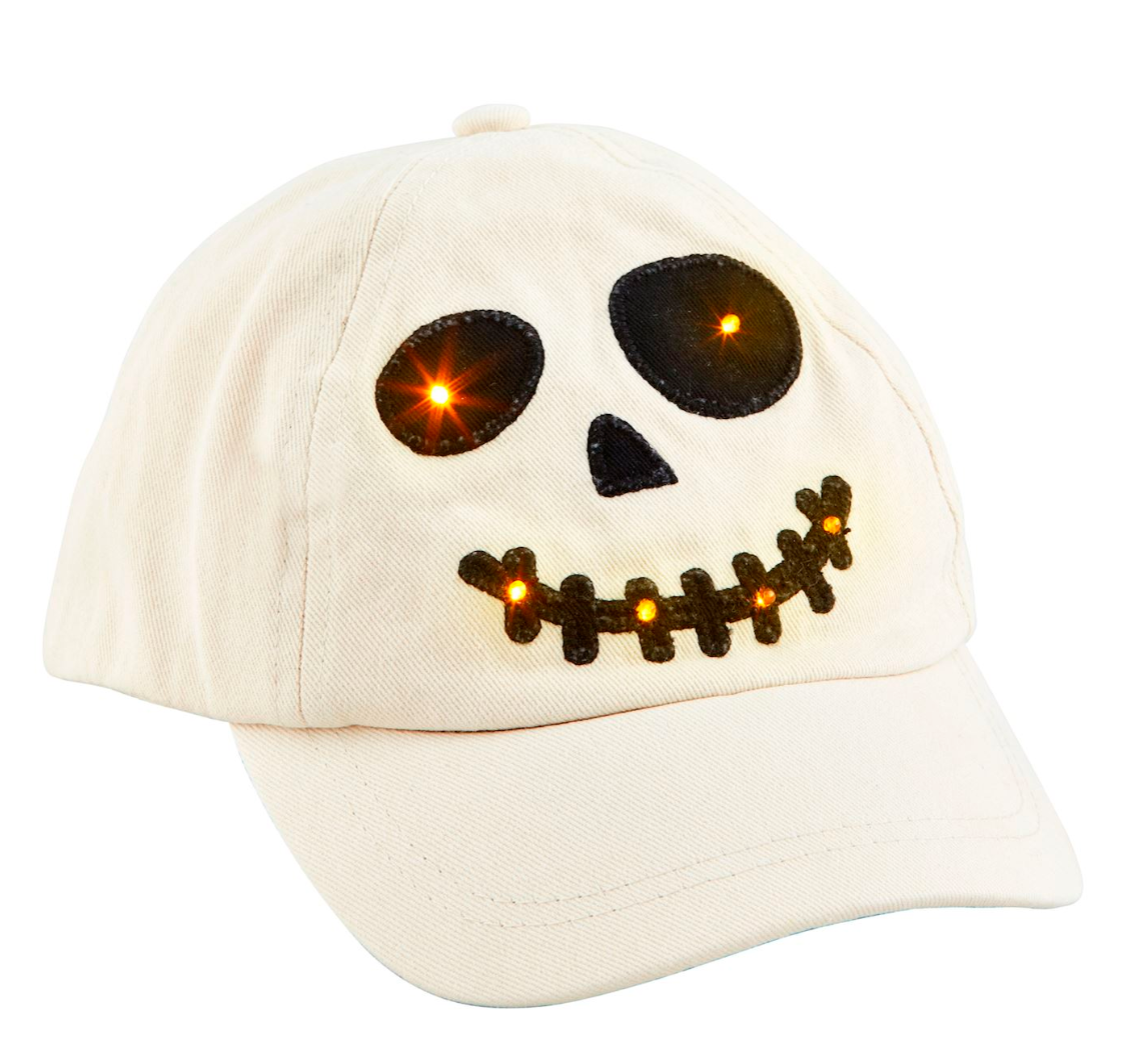 Skeleton Light Up Baseball Hat