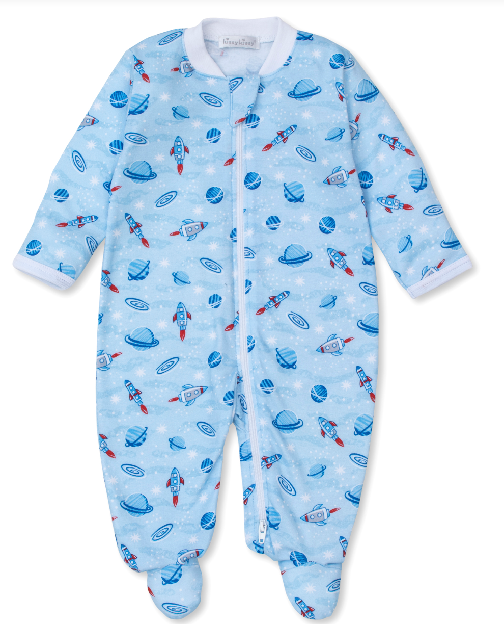 Kissy PJs Galaxy Zip Footie