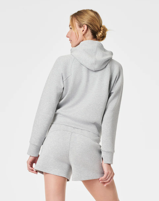 Spanx Airessentials Full Zip Hoodie Lt. H. Grey