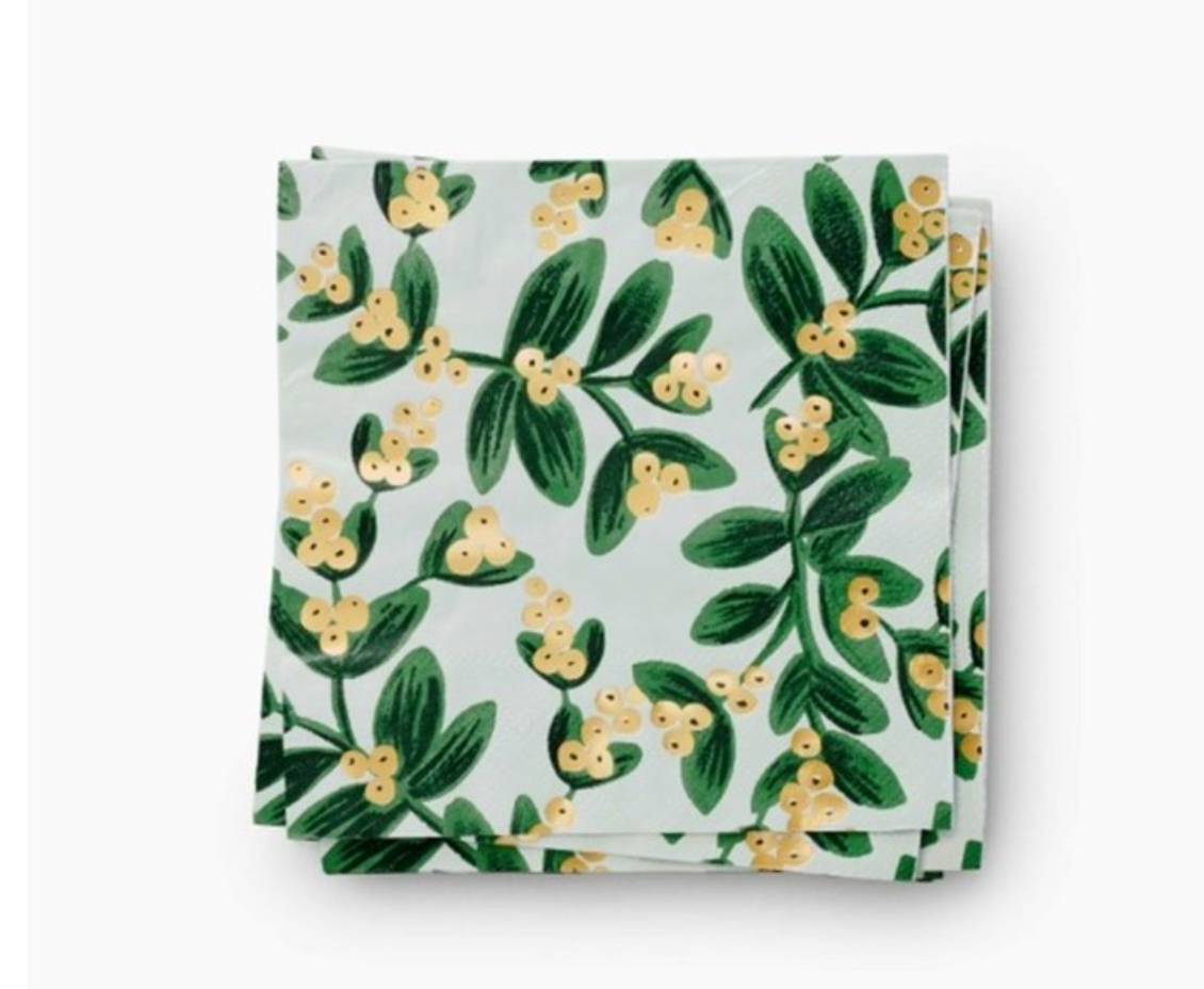 Rifle Mistletoe Cocktail Napkins