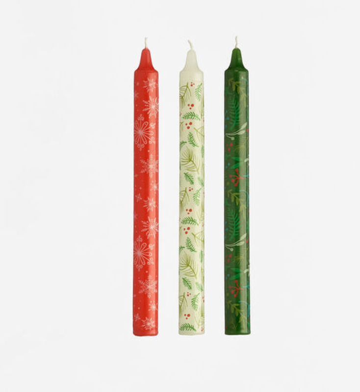 Christmas Taper Candle
