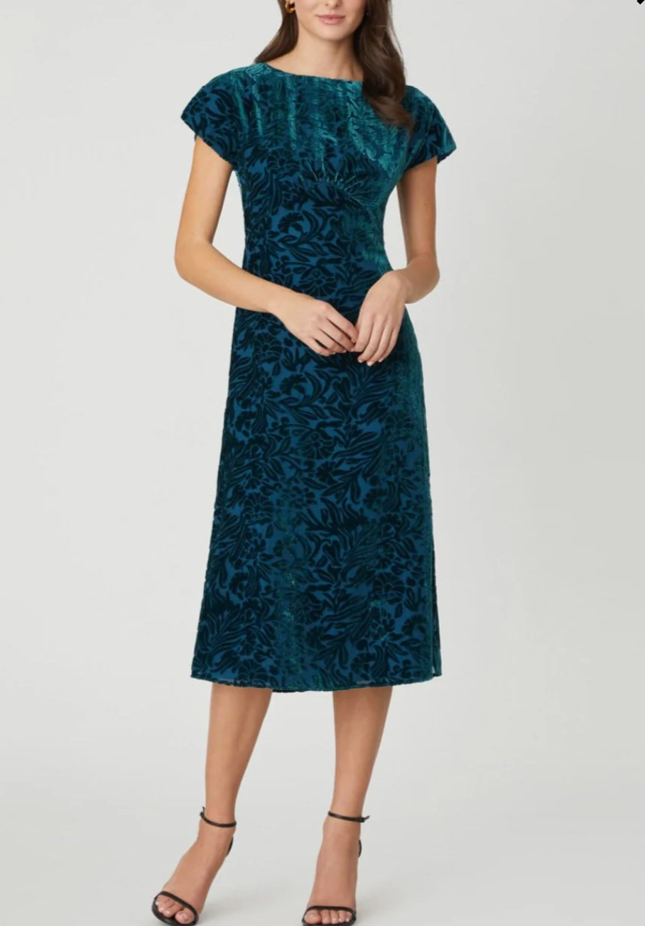 Shoshanna Marla Teal Dress