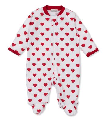 Kissy Be My Valentine Footie