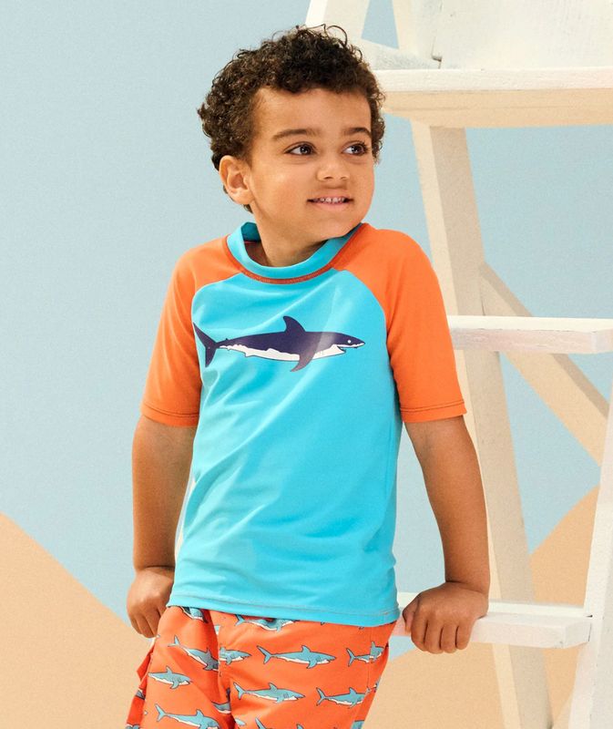 Hatley Sharks Short Sleeve Rashguard