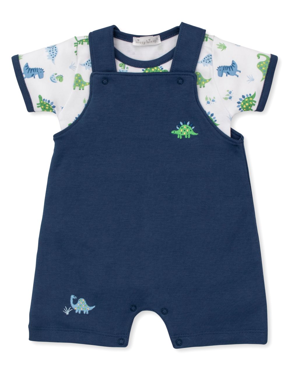 Kissy Dino District Short Overalls